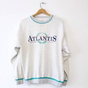 Vintage Atlantis Country Club Florida Sweatshirt Large